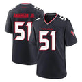 H.Texans #51 Will Anderson Jr. Player Navy Team Home Game ROCER Stitched Jerseys