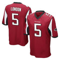 A.Falcons #5 Drake London Player Red Color Vapor Home Game ROCER Stitched Jerseys