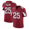 A.Cardinals #25 Zaven Collins Player Cardinal Vapor Limited Home Game  ROCER Stitched Jerseys