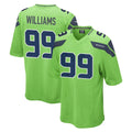 S.Seahawks #99 Leonard Williams Player Green Home Game ROCER Stitched Jerseys