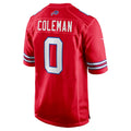 B.Bills #0 Keon Coleman Player Red Home Game ROCER Stitched Jerseys