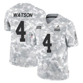 C.Browns #4 Deshaun Watson Player Arctic Camo Salute to Service Limited Home Game ROCER Stitched Jerseys