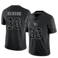 A.Cardinals #33 Trey Benson Player Black RFLCTV Limited ROCER Stitched Jerseys