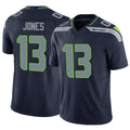 S.Seahawks #13 Ernest Jones IV Player Navy Limited Vapor F.U.S.E. Home Game ROCER Stitched Jerseys