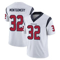 H.Texans #32 David Montgomery Player White Limited Vapor Untouchable Home Game ROCER Stitched Jerseys