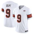 C.Browns #9 Grant Delpit Player White Limited Vapor F.U.S.E. Alternate Game ROCER Stitched Jerseys