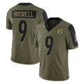 P.Steelers #9 Chris Boswell Player Olive Salute To Service Limited Game ROCER Stitched Jerseys