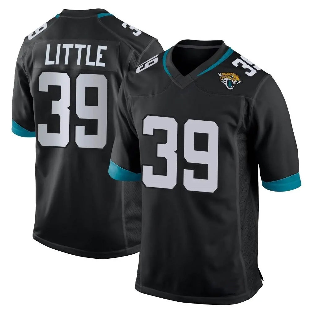 J.Jaguars #39 Cam Little Player Black Home Game ROCER Stitched Jerseys