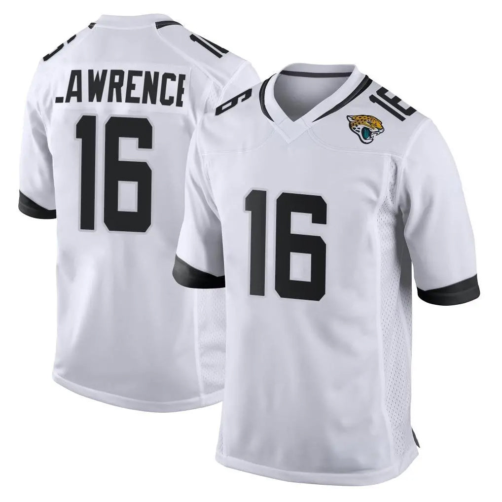 J.Jaguars #16 Trevor Lawrence Player White Home Game ROCER Stitched Jerseys