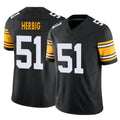 P.Steelers #51 Nick Herbig Player Black Limited Alternate Vapor F.U.S.E. Home Game ROCER Stitched Jerseys