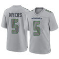 S.Seahawks #5 Jason Myers Player Gray Atmosphere Fashion Home Game ROCER Stitched Jerseys