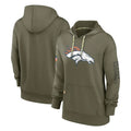 D.Broncos ## Broncos Blank Player Olive Salute to Service Pullover Hoodies Limited ROCER Stitched Jerseys