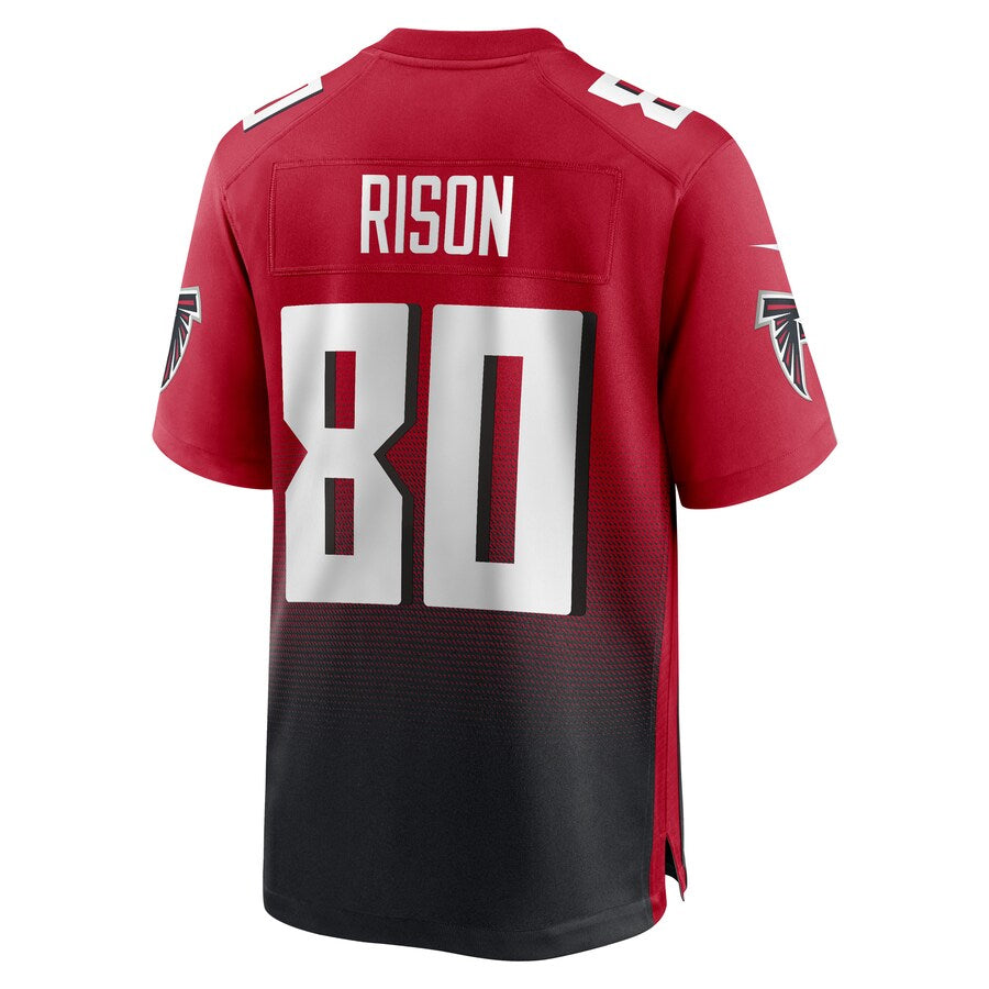 A.Falcons #80 Andre Rison Player Red Home Game ROCER Stitched Jerseys