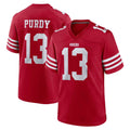SF.49ers #13 Brock Purdy Player Red Game Home ROCER Stitched Jerseys