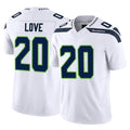 S.Seahawks #20 Julian Love Player White Limited Vapor F.U.S.E. Home Game ROCER Stitched Jerseys