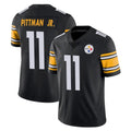 P.Steelers #11 Michael Pittman Jr. Player Black Limited Vapor Untouchable Home Game ROCER Stitched Jerseys