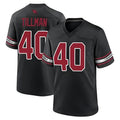 A.Cardinals #40 Pat Tillman Player Black Game ROCER Stitched Jerseys