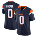 D.Broncos #0 Jonathon Cooper Player Navy Limited Vapor F.U.S.E. Home Game ROCER Stitched Jerseys
