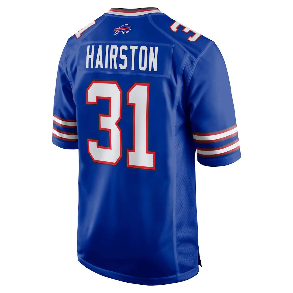 B.Bills #31 Maxwell Hairston Player Royal Home Game ROCER Stitched Jerseys