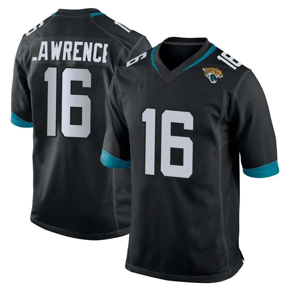 J.Jaguars #16 Trevor Lawrence Player Black Home Game ROCER Stitched Jerseys