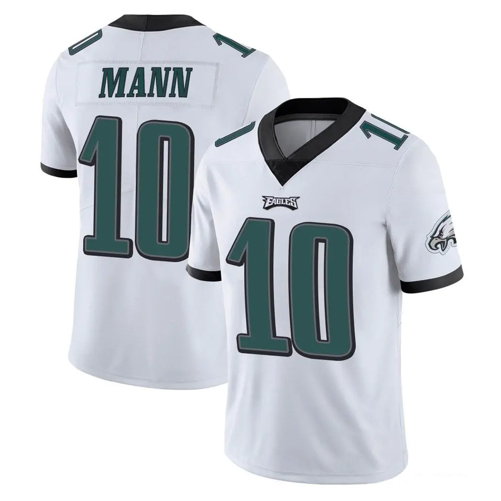 P.Eagles #10 Braden Mann Player White Limited Vapor Untouchable Home Game ROCER Stitched Jerseys