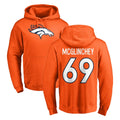D.Broncos #69 Mike McGlinchey Player Orange Pullover Hoodie Limited ROCER Stitched Jerseys