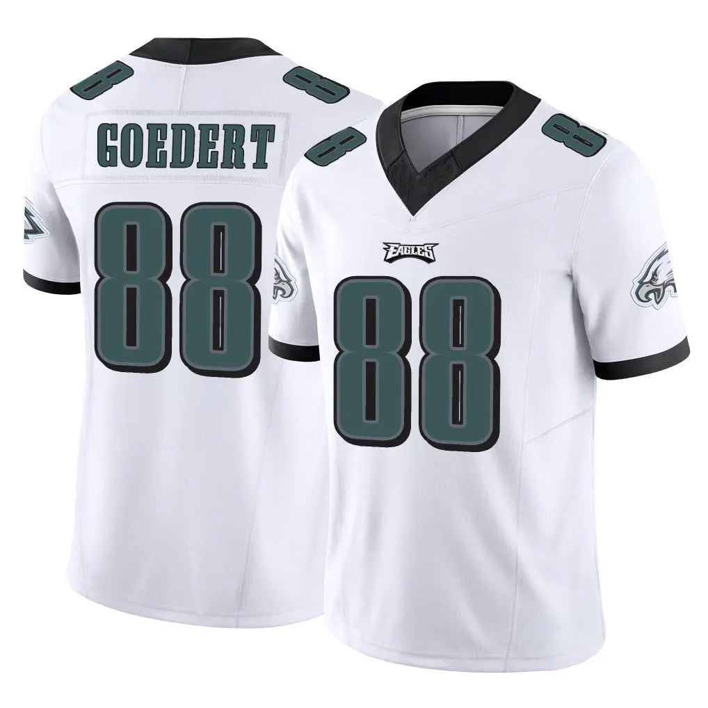 P.Eagles #88 Dallas Goedert Player White Limited Vapor F.U.S.E. Home Game ROCER Stitched Jerseys