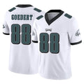 P.Eagles #88 Dallas Goedert Player White Limited Vapor F.U.S.E. Home Game ROCER Stitched Jerseys