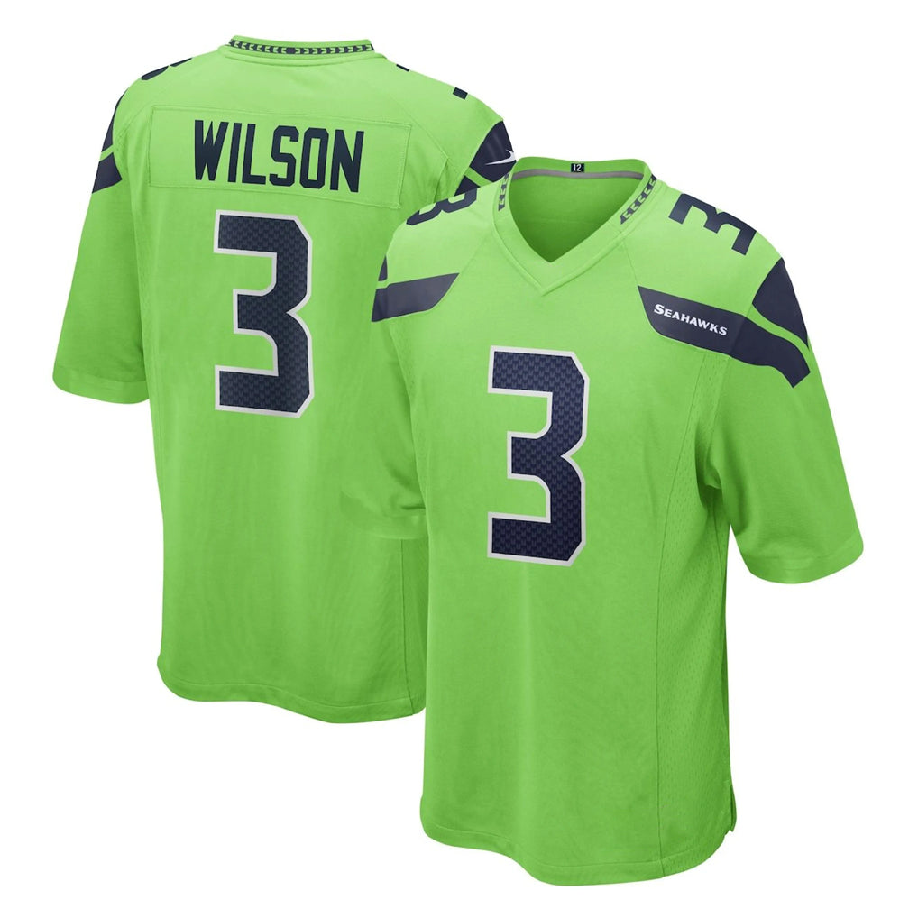 S.Seahawks #3 Nick Emmanwori Player Green Home Game ROCER Stitched Jerseys