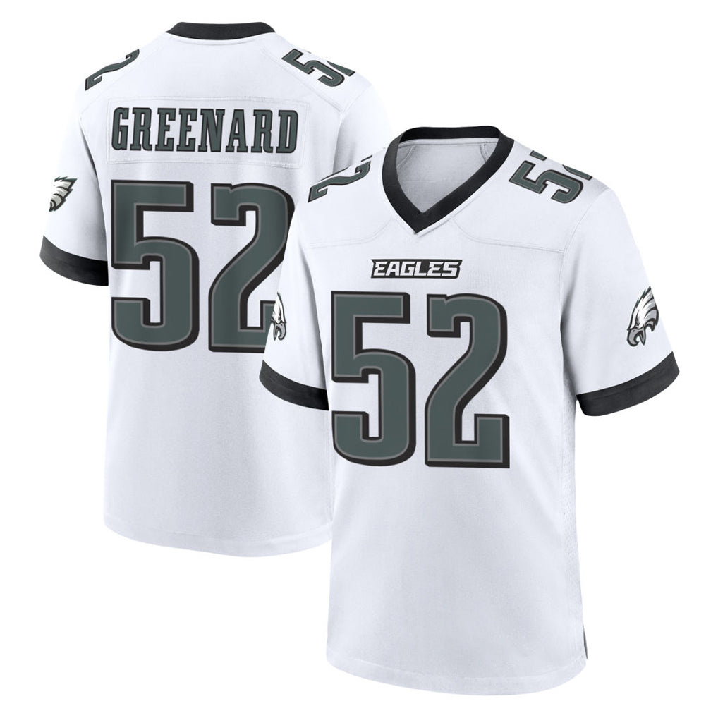 P.Eagles #52 Jonathan Greenard Player White Game Home ROCER Stitched Jerseys