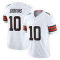 C.Browns #10 Quinshon Judkins Player White Vapor F.U.S.E. Limited Home Game ROCER Stitched Jerseys