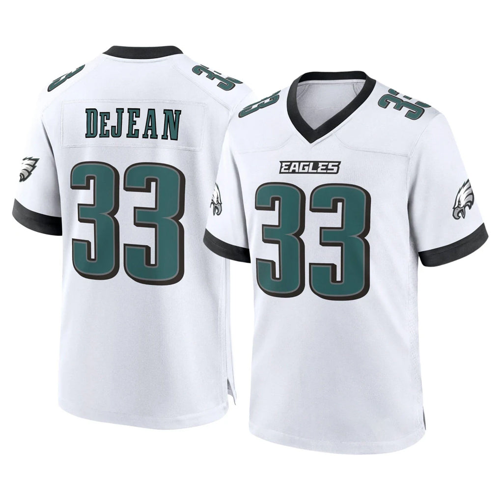 P.Eagles #33 Cooper DeJean Player White Game Home ROCER Stitched Jerseys