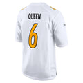 P.Steelers #6 Patrick Queen Player White Fashion Limited Home Game ROCER Stitched Jerseys