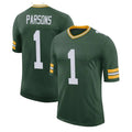 GB.Packers #1 Micah Parsons Player Green Limited Classic Home Game ROCER Stitched Jerseys