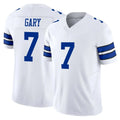 D.Cowboys #7 Rashan Gary Player White Limited Vapor F.U.S.E. Home Game ROCER Stitched Jerseys