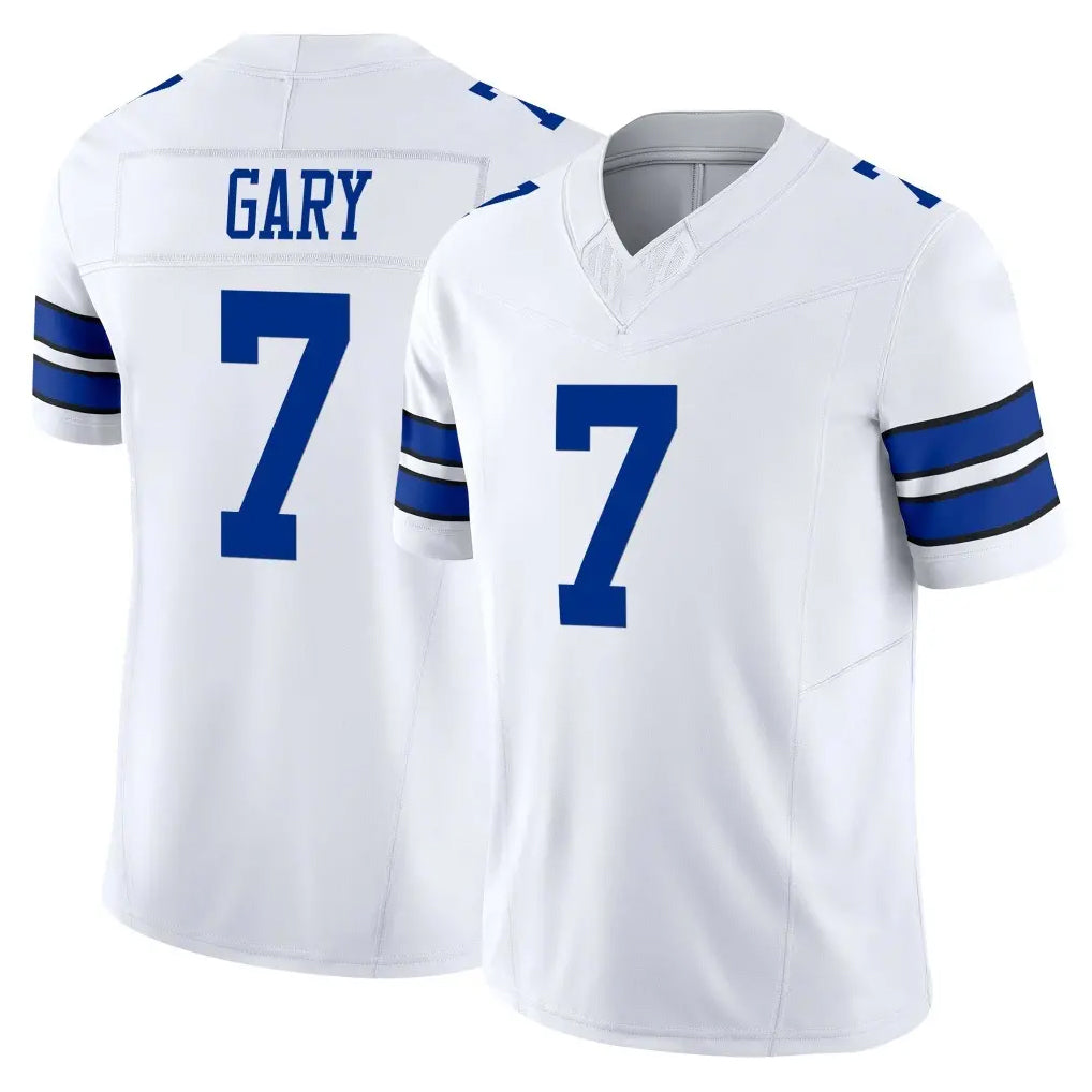 D.Cowboys #7 Rashan Gary Player White Limited Vapor F.U.S.E. Home Game ROCER Stitched Jerseys