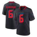 H.Texans #6 Reed Blankenship Player Navy 2nd Alternate Home Game ROCER Stitched Jerseys