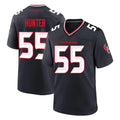 H.Texans #55 Danielle Hunter Player Navy Team Home Game ROCER Stitched Jerseys