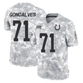 IN.Colts #71 Matt Goncalves Player Arctic Camo Salute To Service Limited Game ROCER Stitched Jerseys