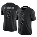 A.Falcons #7 Bijan Robinson Player Black RFLCTV Limited ROCER Stitched Jerseys