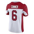 A.Cardinals #6 James Conner Player White Vapor Limited Home Game ROCER Stitched Jerseys
