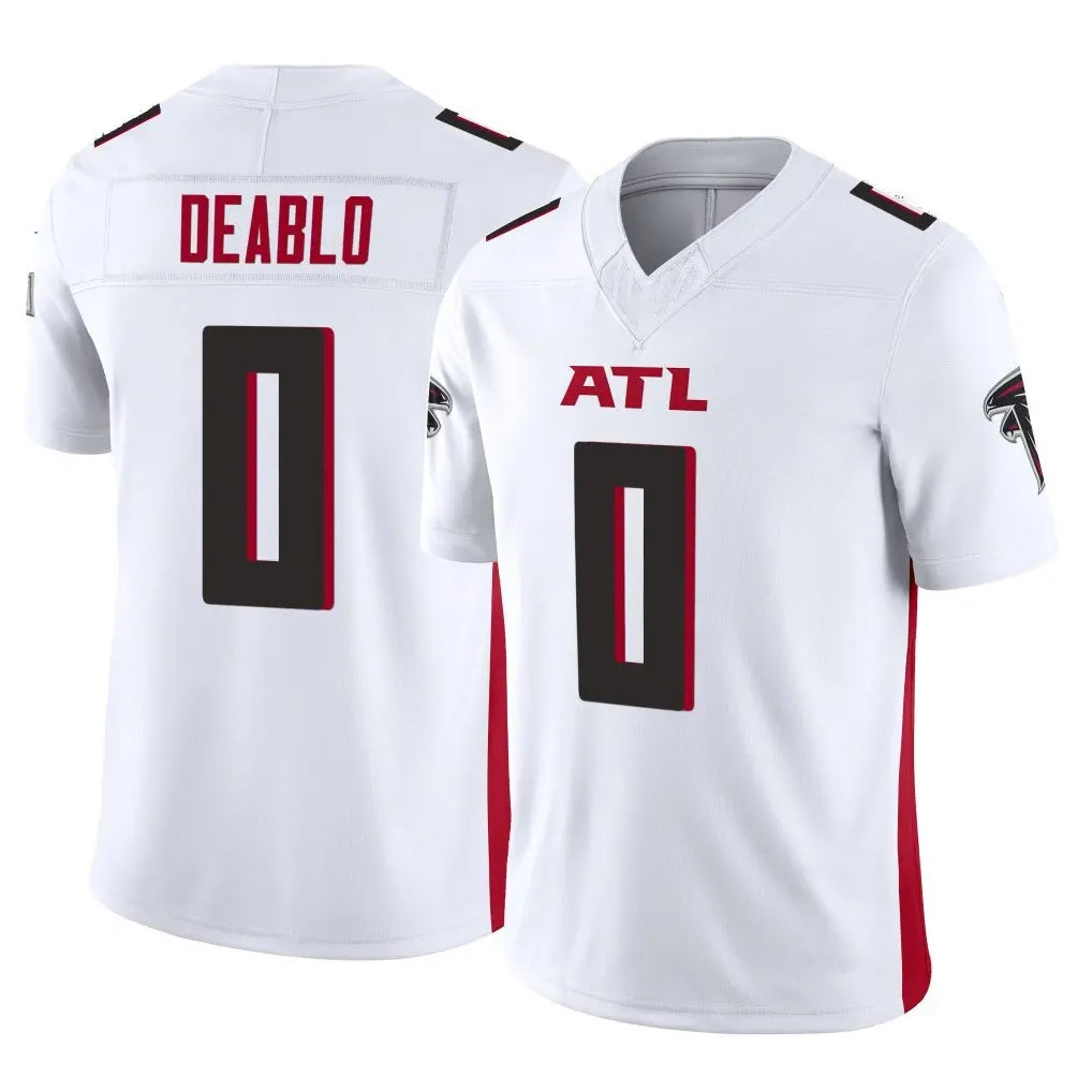 A.Falcons #0 Divine Deablo Player White Vapor F.U.S.E. Limited Home Game ROCER Stitched Jerseys