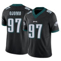 P.Eagles #97 Moro Ojomo Player Black Limited Vapor F.U.S.E. Home Game ROCER Stitched Jerseys