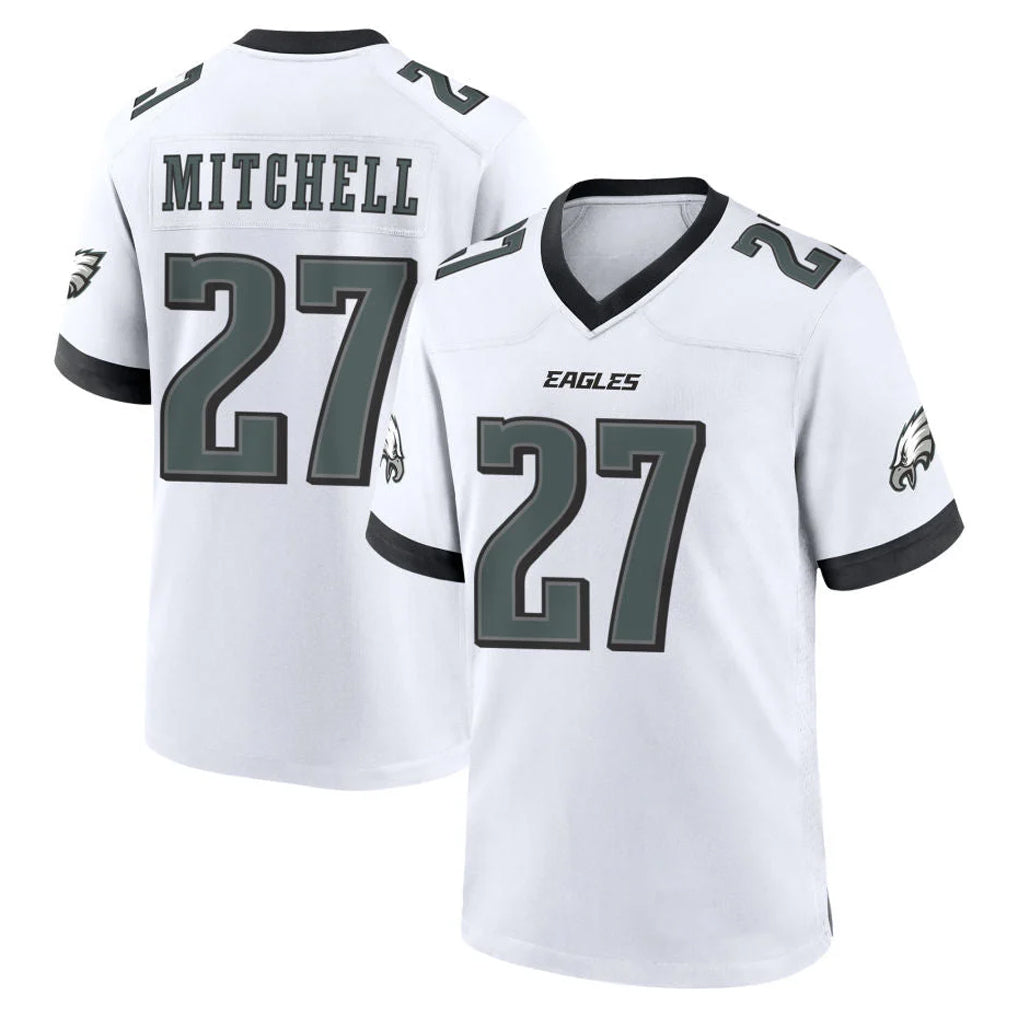 P.Eagles #27 Quinyon Mitchell Player White Game Home ROCER Stitched Jerseys