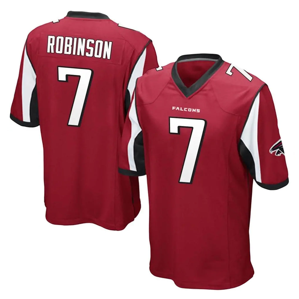 A.Falcons #7 Bijan Robinson Player Red Color Vapor Home Game ROCER Stitched Jerseys