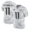 P.Steelers #11 Michael Pittman Jr. Player Arctic Camo Limited Salute To Service Home Game ROCER Stitched Jerseys