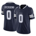 D.Cowboys #0 DeMarvion Overshown Player Navy Limited Vapor F.U.S.E. Home Game ROCER Stitched Jerseys