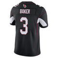 A.Cardinals #3 Budda Baker Player Black Vapor Limited Home Game ROCER Stitched Jerseys