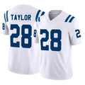 IN.Colts #28 Jonathan Taylor Player White Limited Vapor F.U.S.E. Home Game ROCER Stitched Jerseys