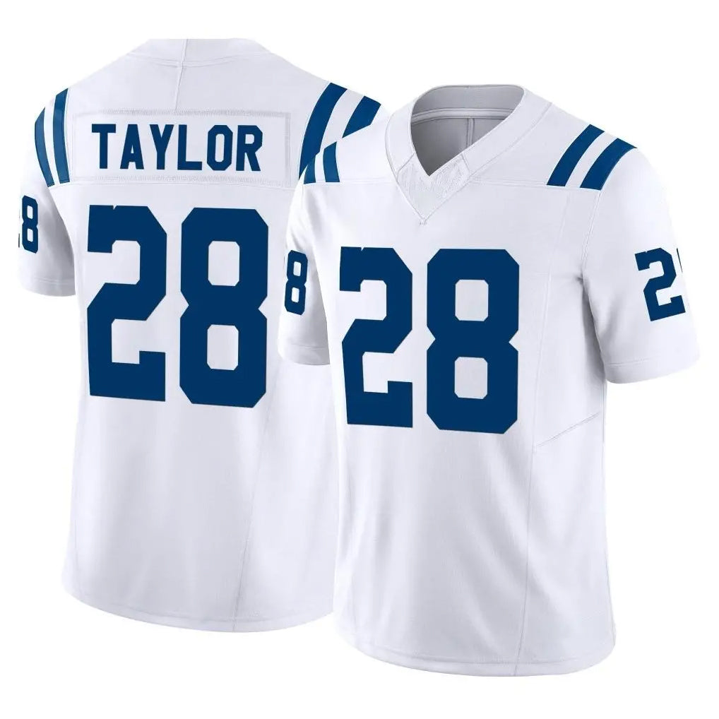 IN.Colts #28 Jonathan Taylor Player White Limited Vapor F.U.S.E. Home Game ROCER Stitched Jerseys
